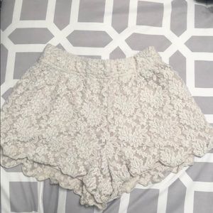 Free People Lace Shorts